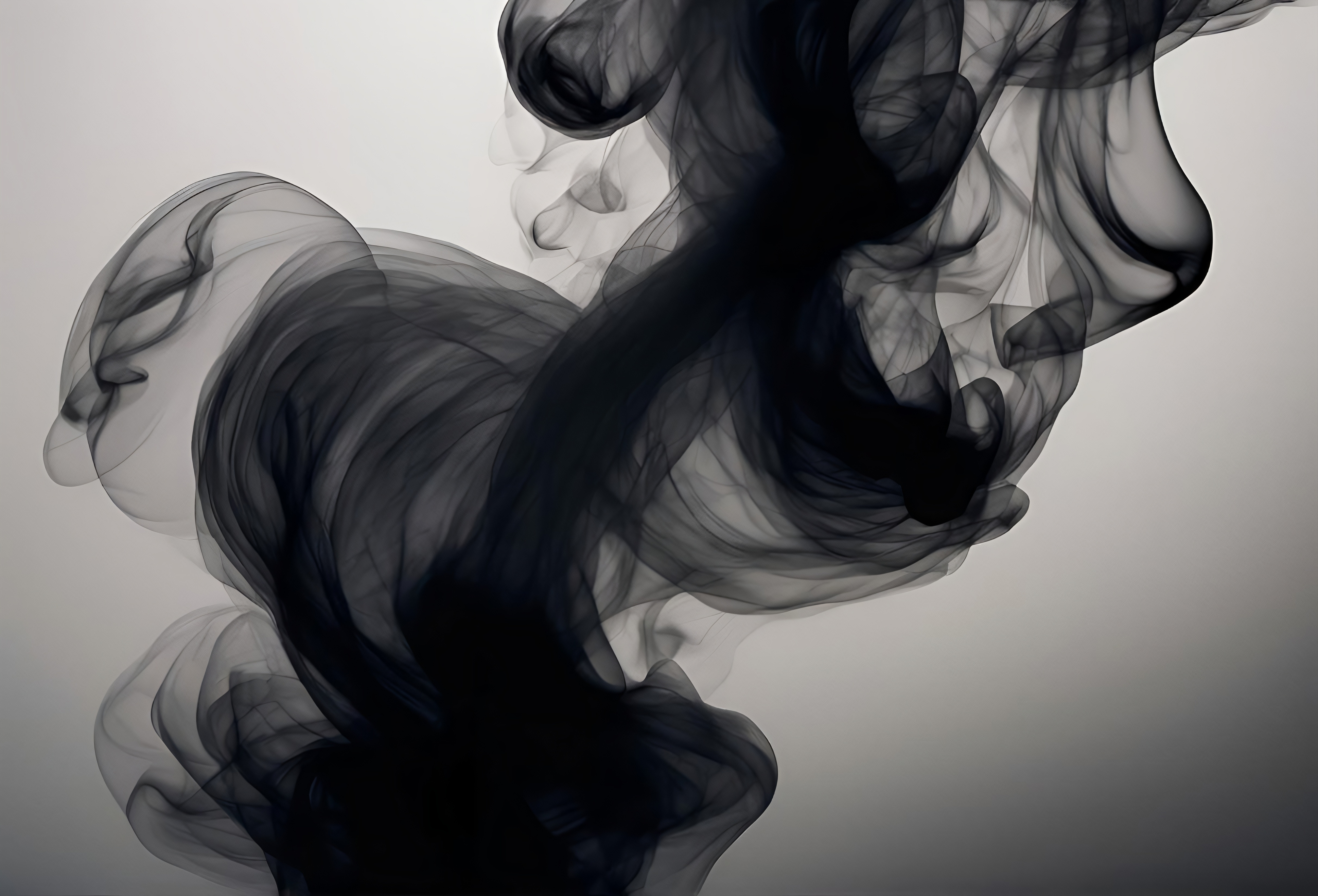 Medium Full Shot Black Smoke